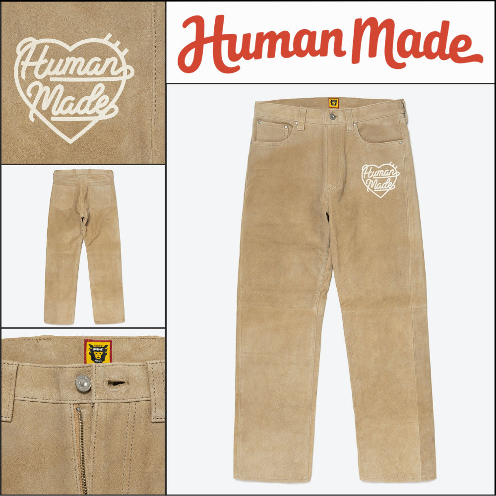 【HUMAN MADE】Suede Leather Pants