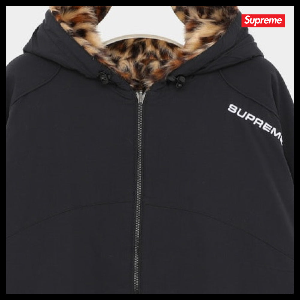 【100%正規品保証 Supreme】Fur Reversible Hooded Track Jacket