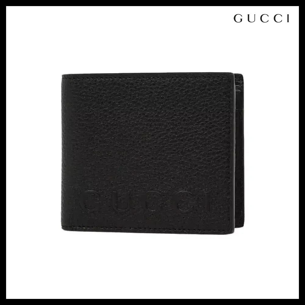 【Gucci】Men's Logo Bi-Fold Wallet Classic Luxury