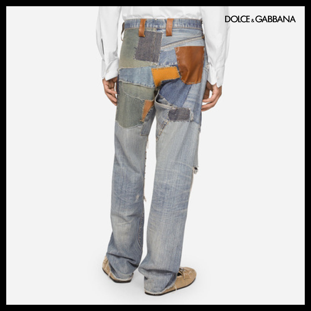 ★Dolce&Gabbanaアウトレットセール★Patchwork Denim Jeans