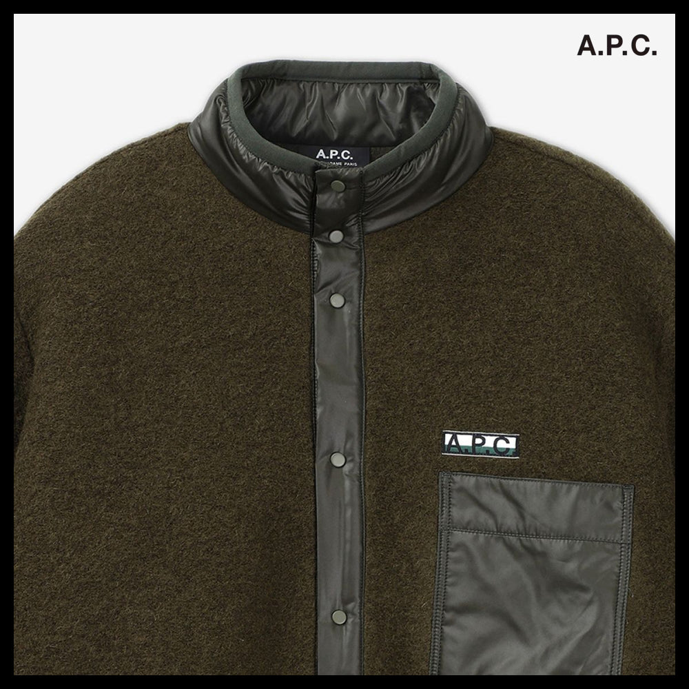 【A.P.C.】Ewan Fleece Jumper Khaki