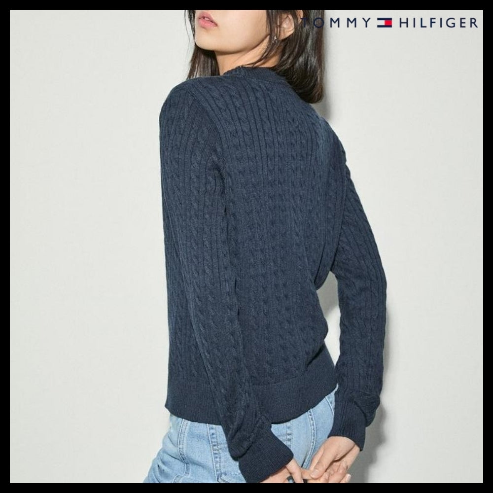 【Tommy Hilfiger】ケーブル エッセンシャル セーター 4カラーズ