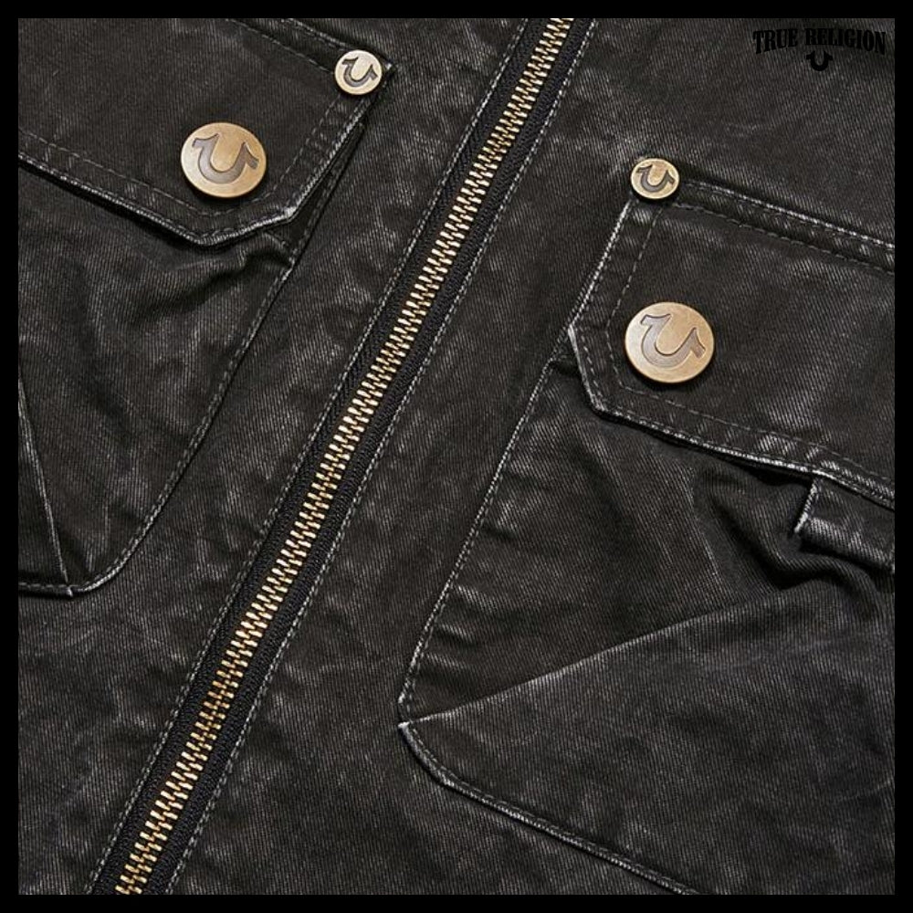 【TRUE RELIGION】Airbone Washed Jacket 2Colors
