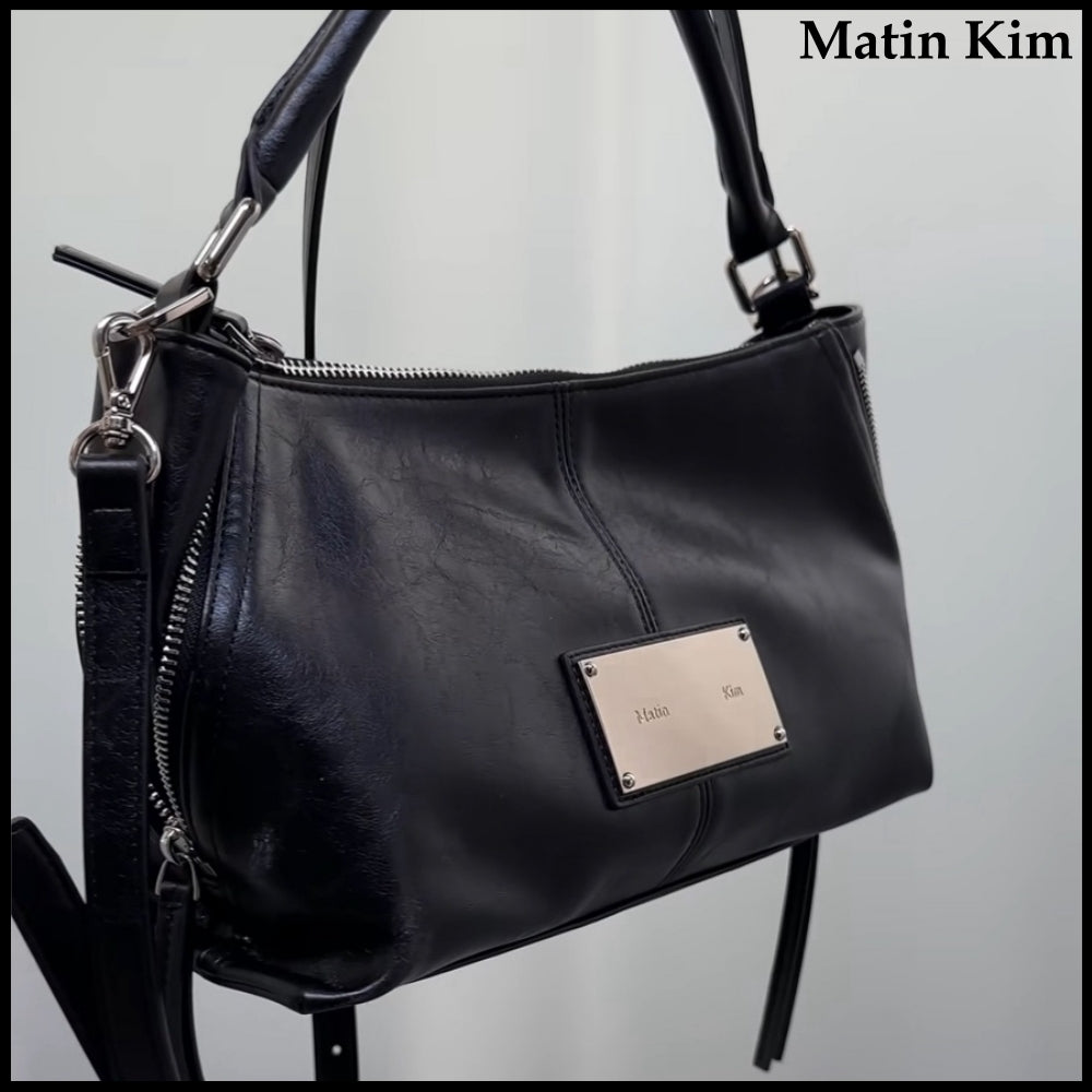 【Matin Kim】Side Zipper 2WAY Mini Crossbody Bag