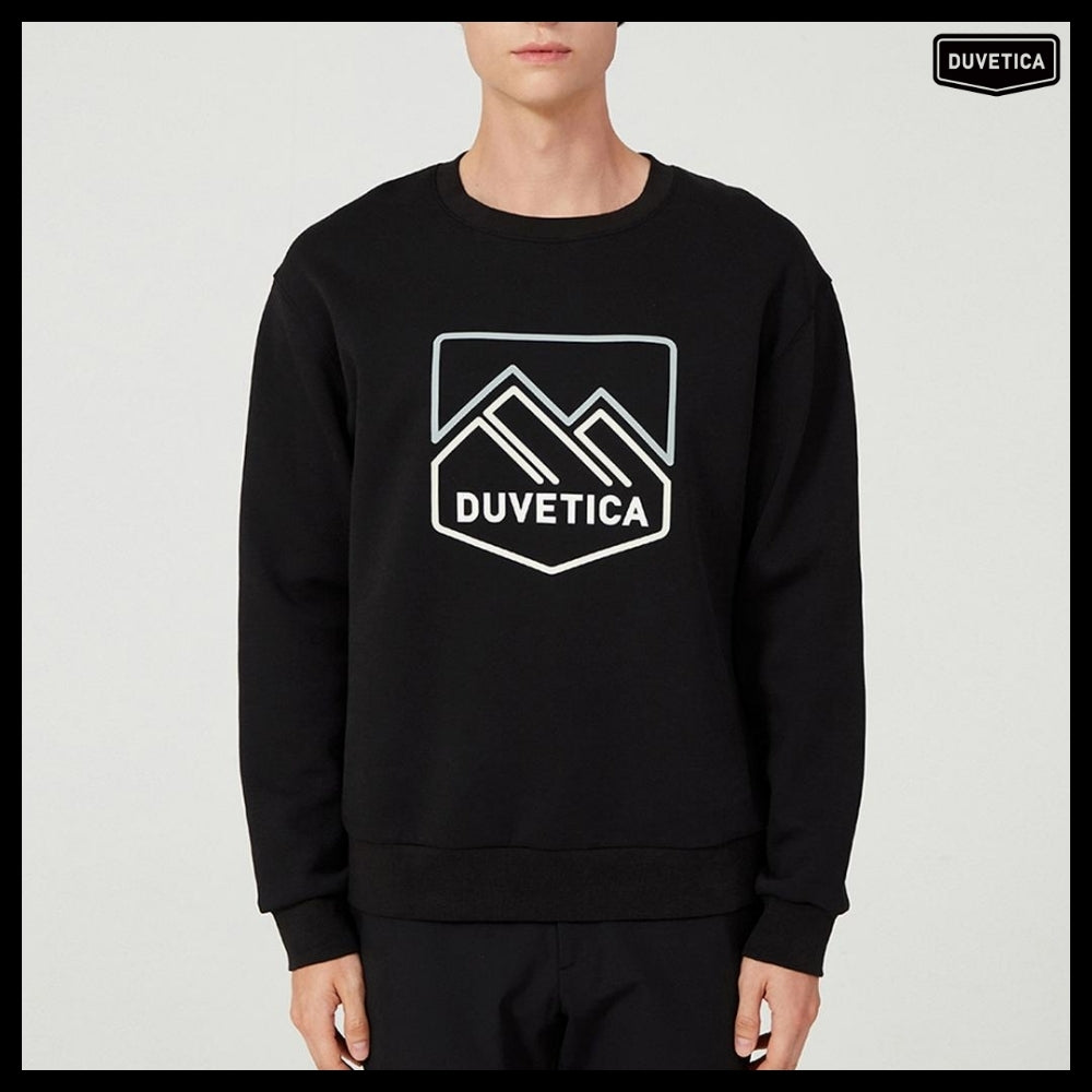 ◆Duvetica◆ Mirtos M Black Men’s Sweatshirt