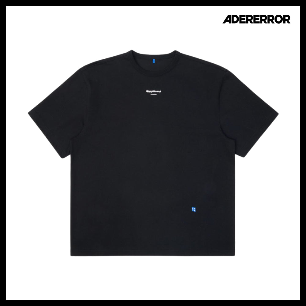 【ADERERROR】Significant Limited T-Shirt 02 Black