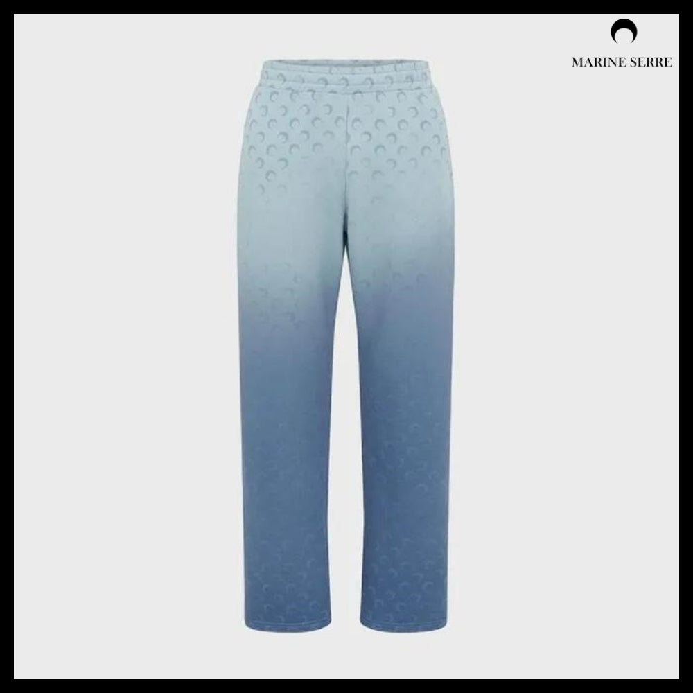 【MARINE SERRE】MOON FADED FLEECE SWEATPANTS 3 Colors