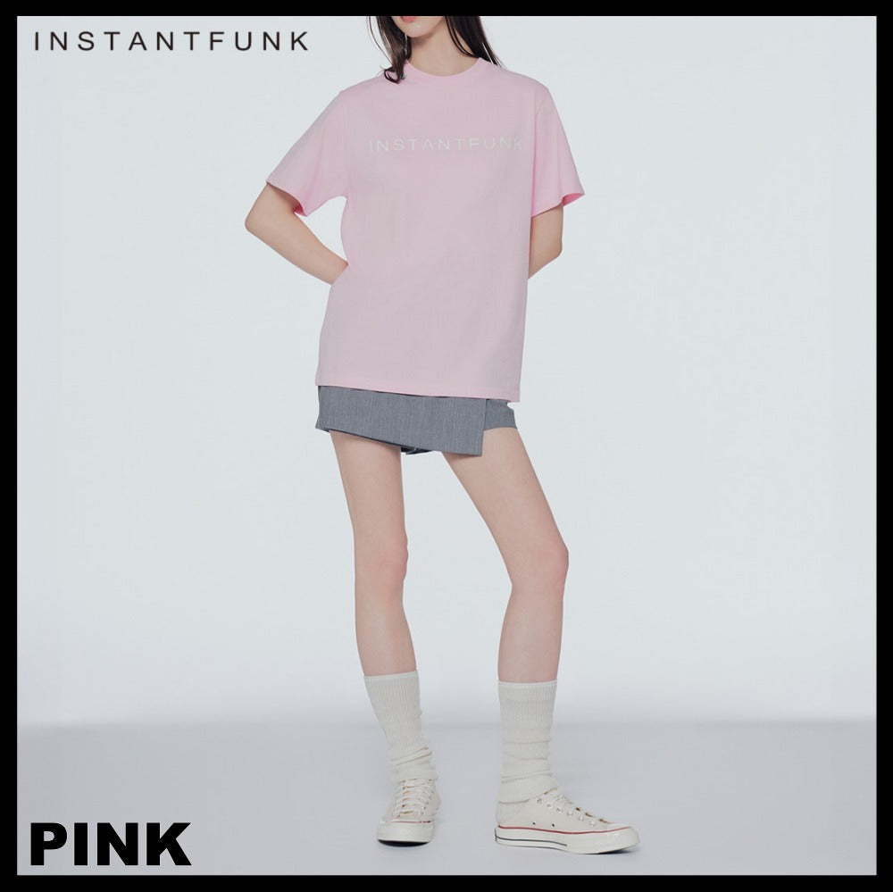 【INSTANTFUNK】VINTAGE LOGO T-SHIRTS 4COLOR