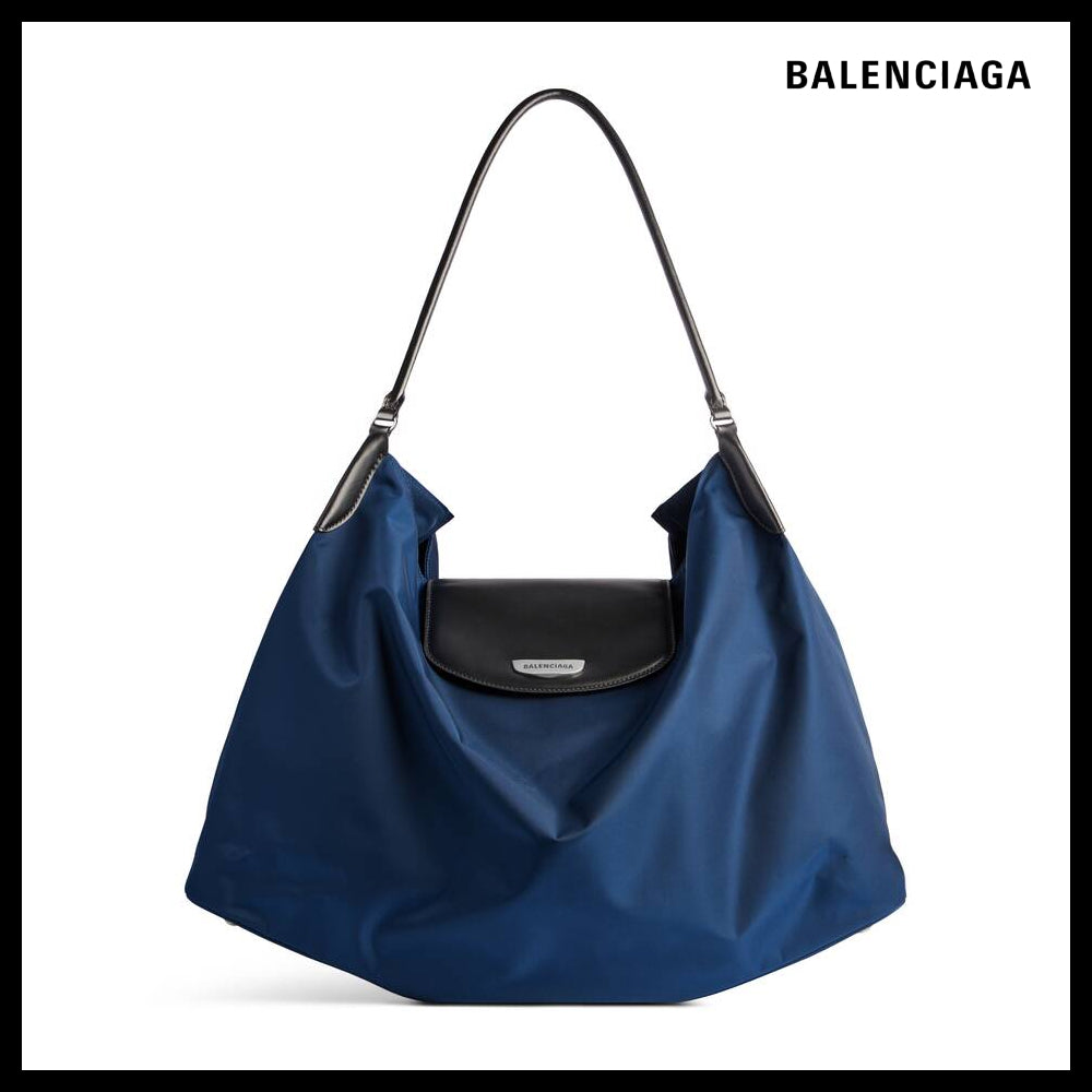 【BALENCIAGA】GENEVE LARGE HOBO MIDNIGHT BLUE