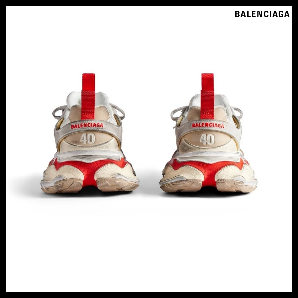【BALENCIAGA】Cargo Sneaker Beige Grey Red