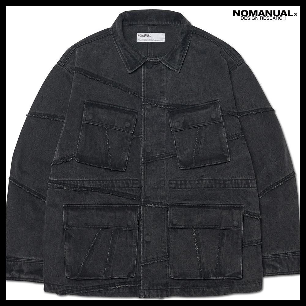 【NOMANUAL】R.C Denim BDU Jacket 2 Colors
