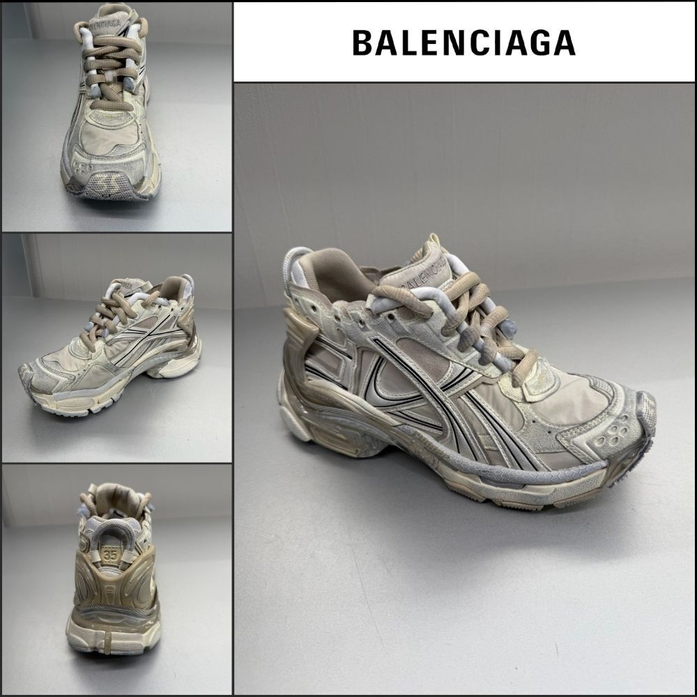 【Balenciaga】Runner Nylon Suede Women’s Low-Top Sneakers