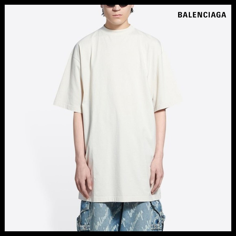 【BALENCIAGA】Back Hem Long T-Shirt Boxy Fit