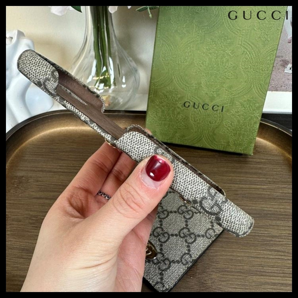 【GUCCI】Supreme Ophidia Card Holder iPhone 13 Case