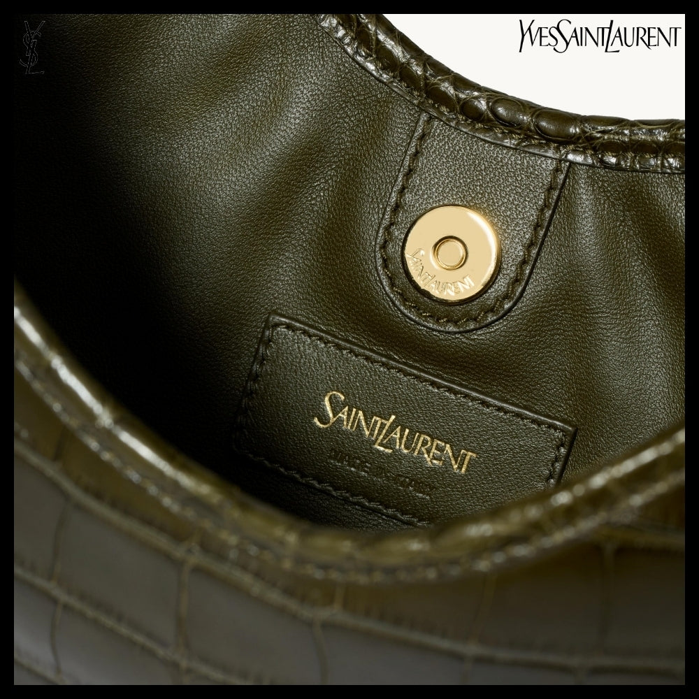 【Saint Laurent】Alligator Leather MOMBASA Small Bag