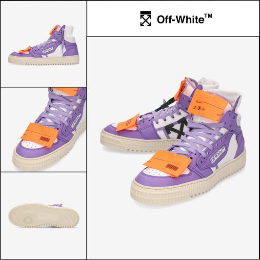 【Off-White】Sneakers - White/Purple