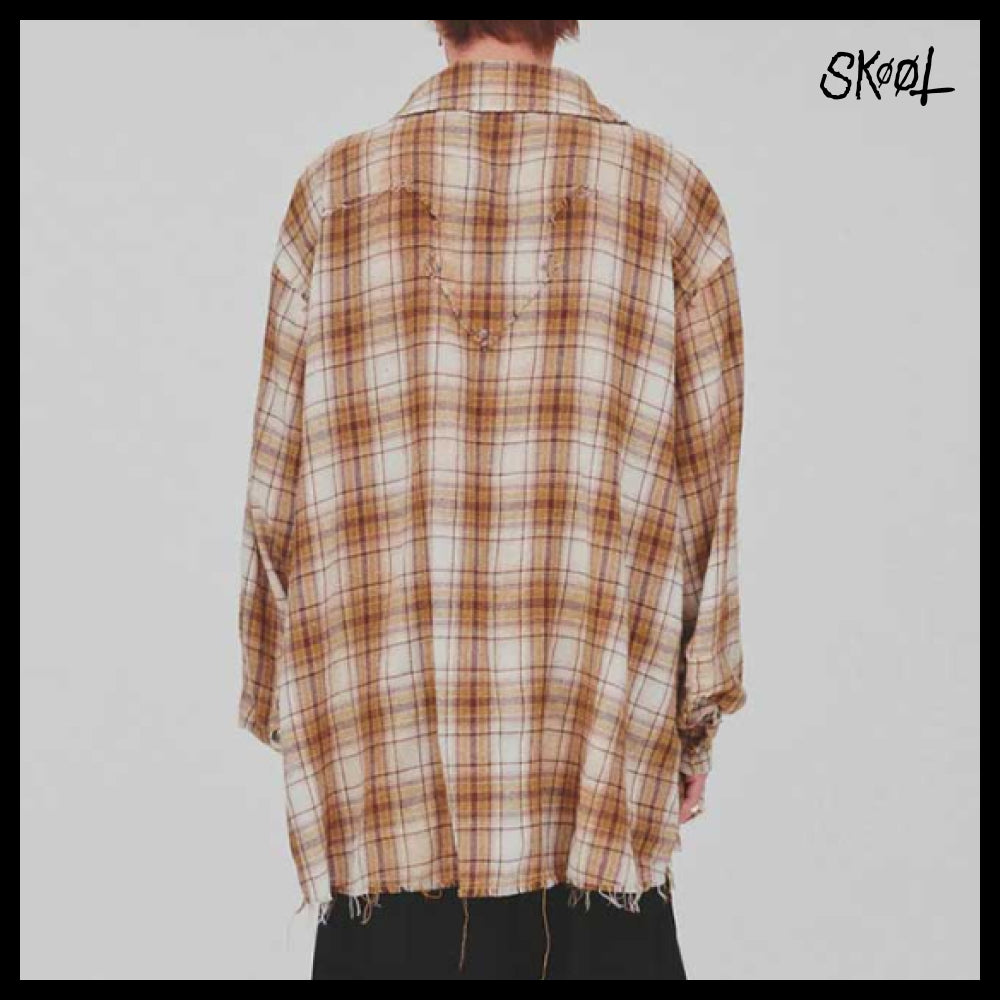 【SKOOT】アウトロー フランネル シャツ