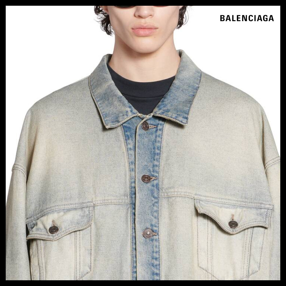 ★BALENCIAGAアウトレット セール ★OVERSIZED DENIM JACKET