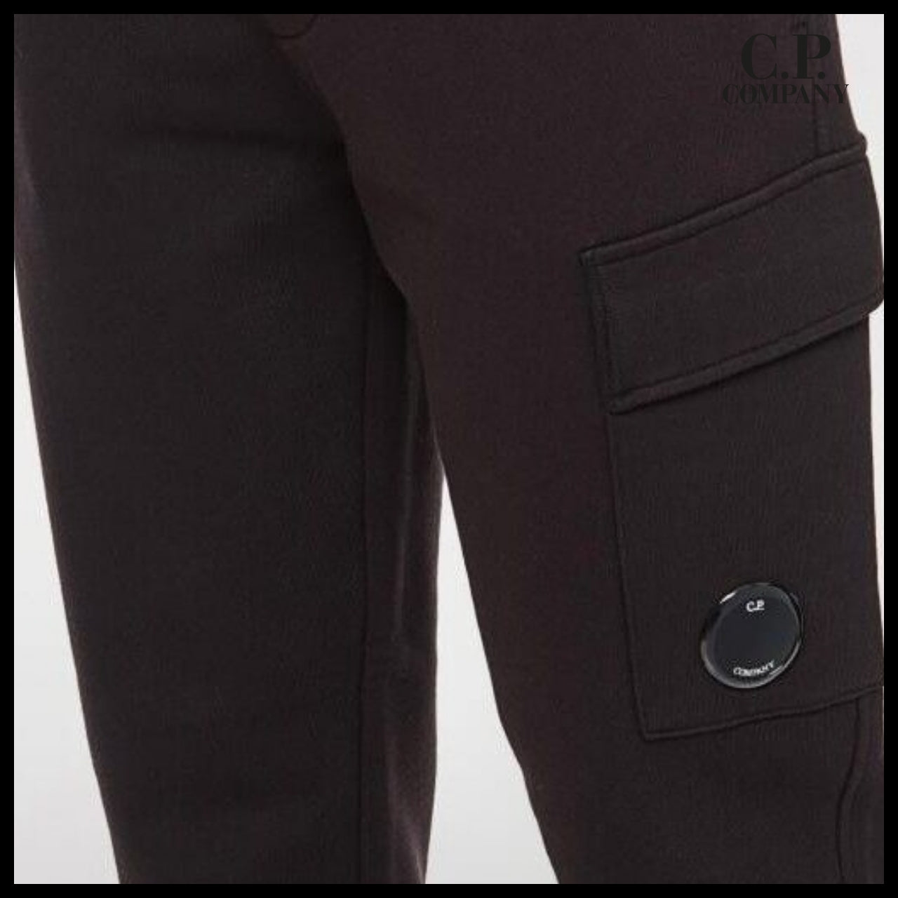 【CP COMPANY】Diagonal Raised Fleece Lens Sweatpants