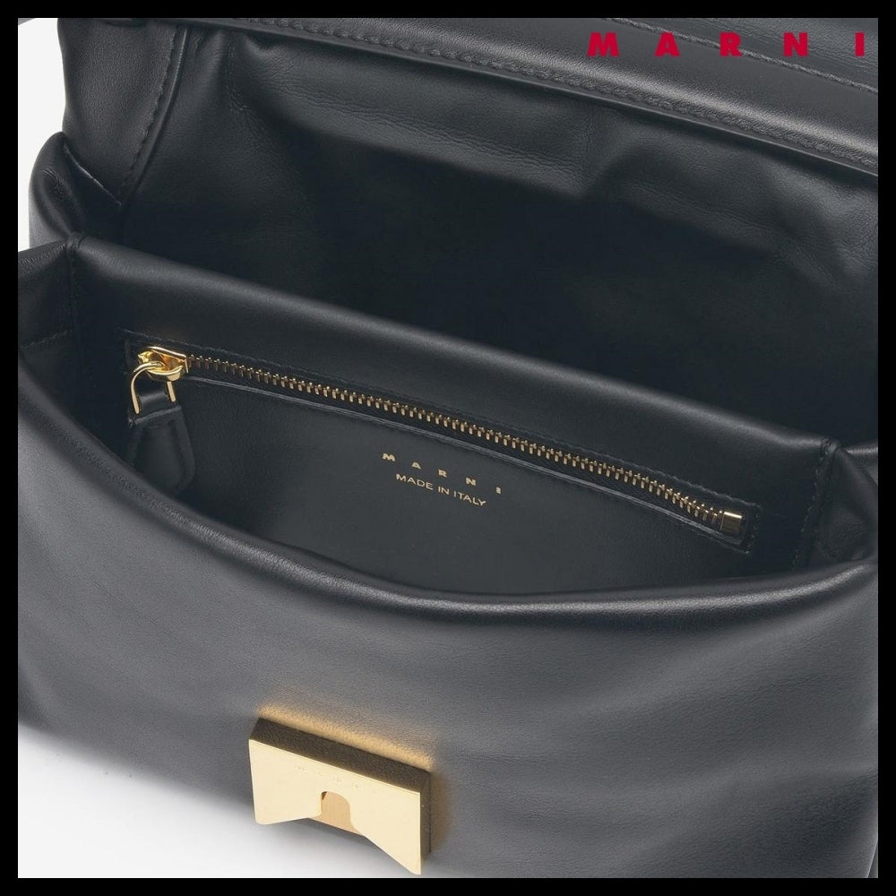【MARNI】プリズマ スモール ショルダーバッグ - ブラック