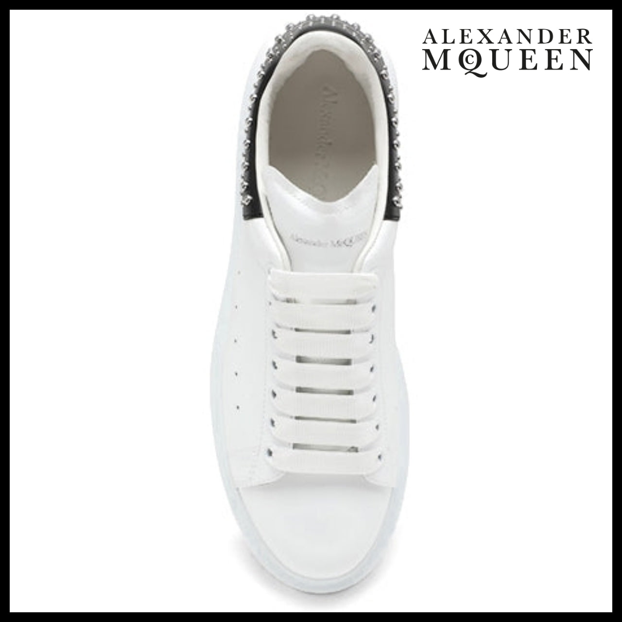 【Alexander Mcqueen】Oversized White Black Sneaker