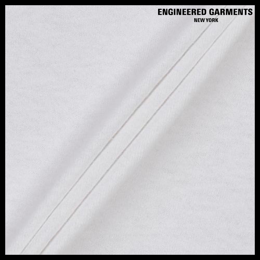 ◆Engineered Garments◆ プリント クロス クルーネック Tシャツ
