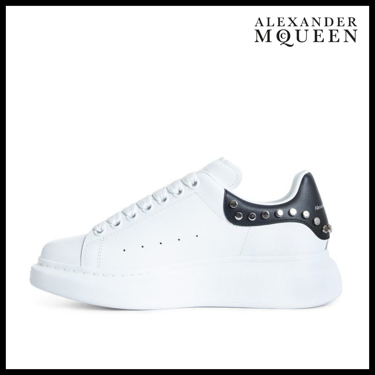 【Alexander Mcqueen】Oversized White Black Sneaker