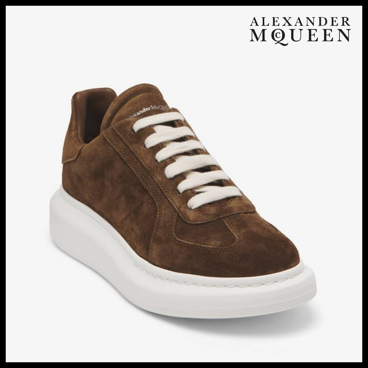 【Alexander Mcqueen】Oversized Sneaker Suede Brown