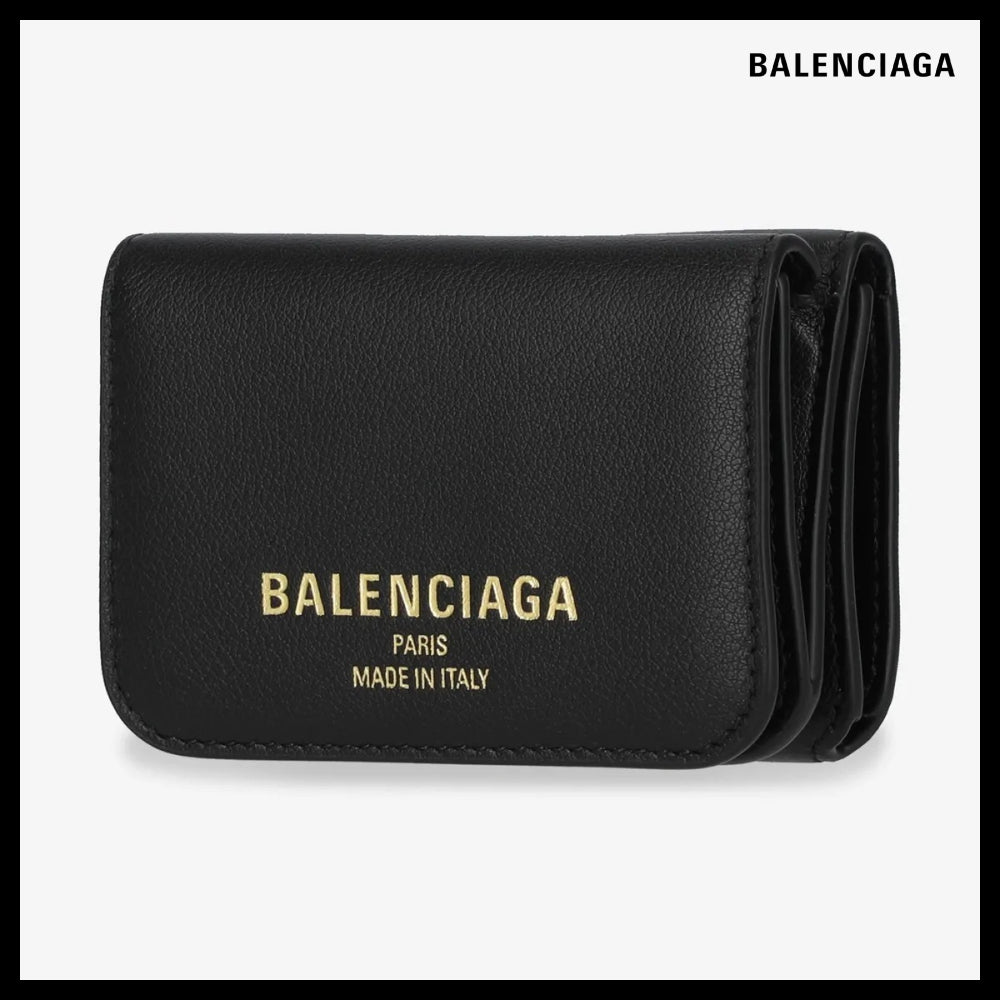 【BALENCIAGA】Cash 2.0 Mini Wallet - Black