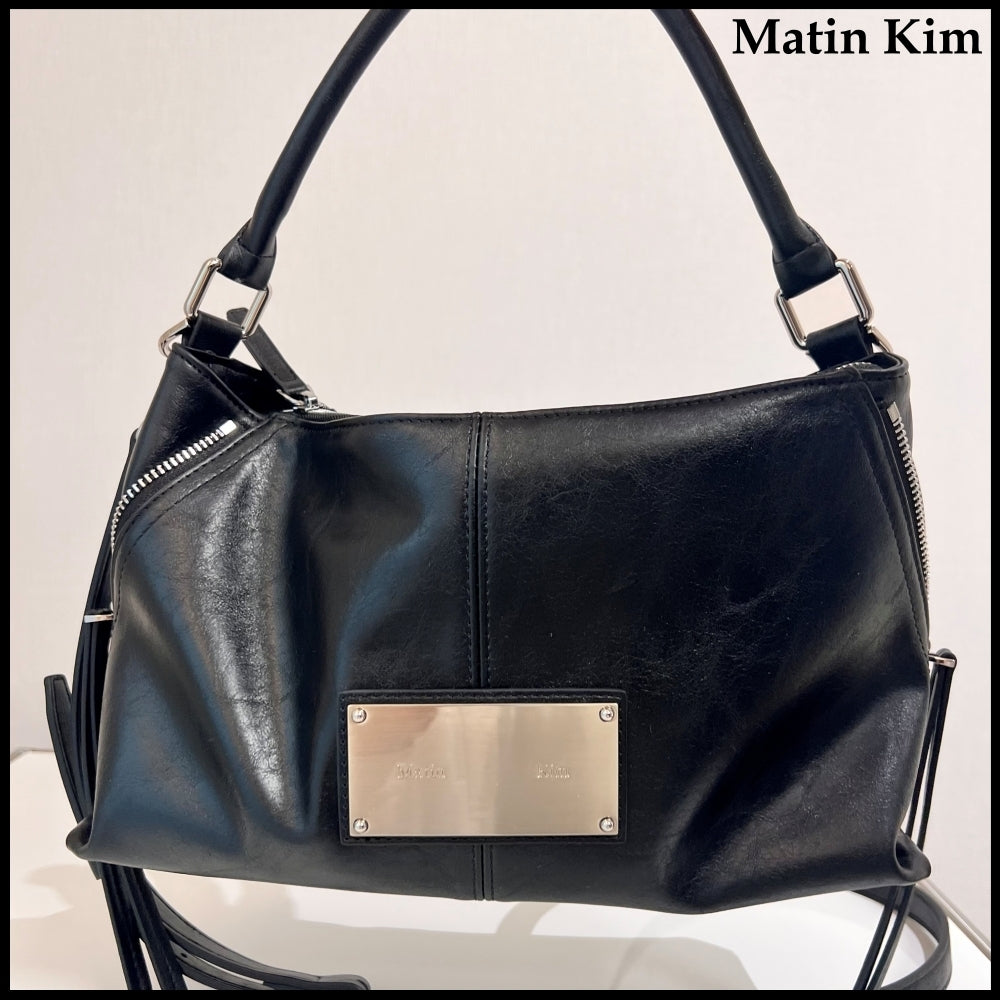 【Matin Kim】Side Zipper 2WAY Mini Crossbody Bag