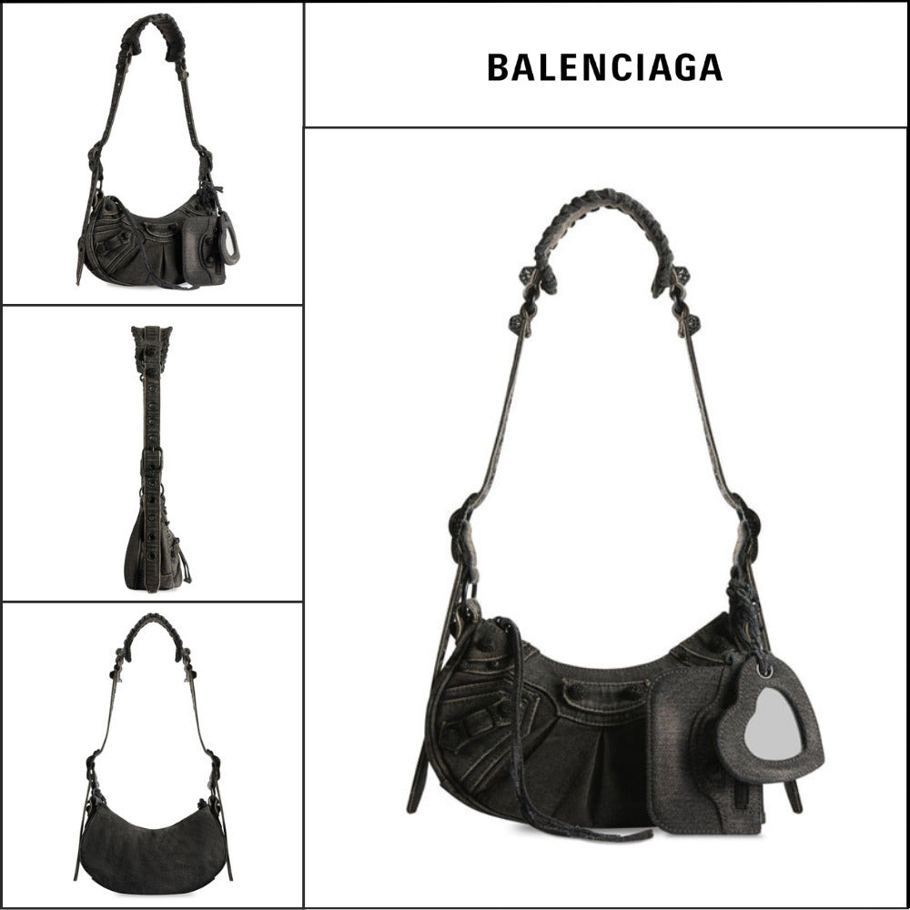 【BALENCIAGA】Le Cagole XS Shoulder Bag Denim