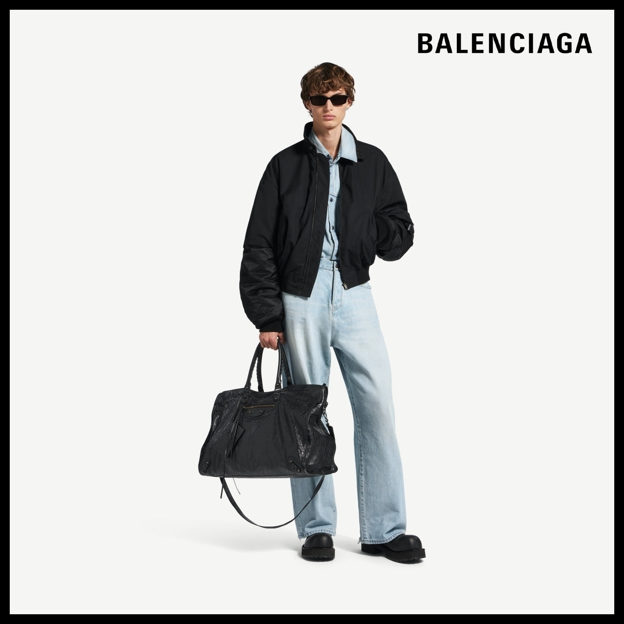 【BALENCIAGA】Le City Travel Bag Black