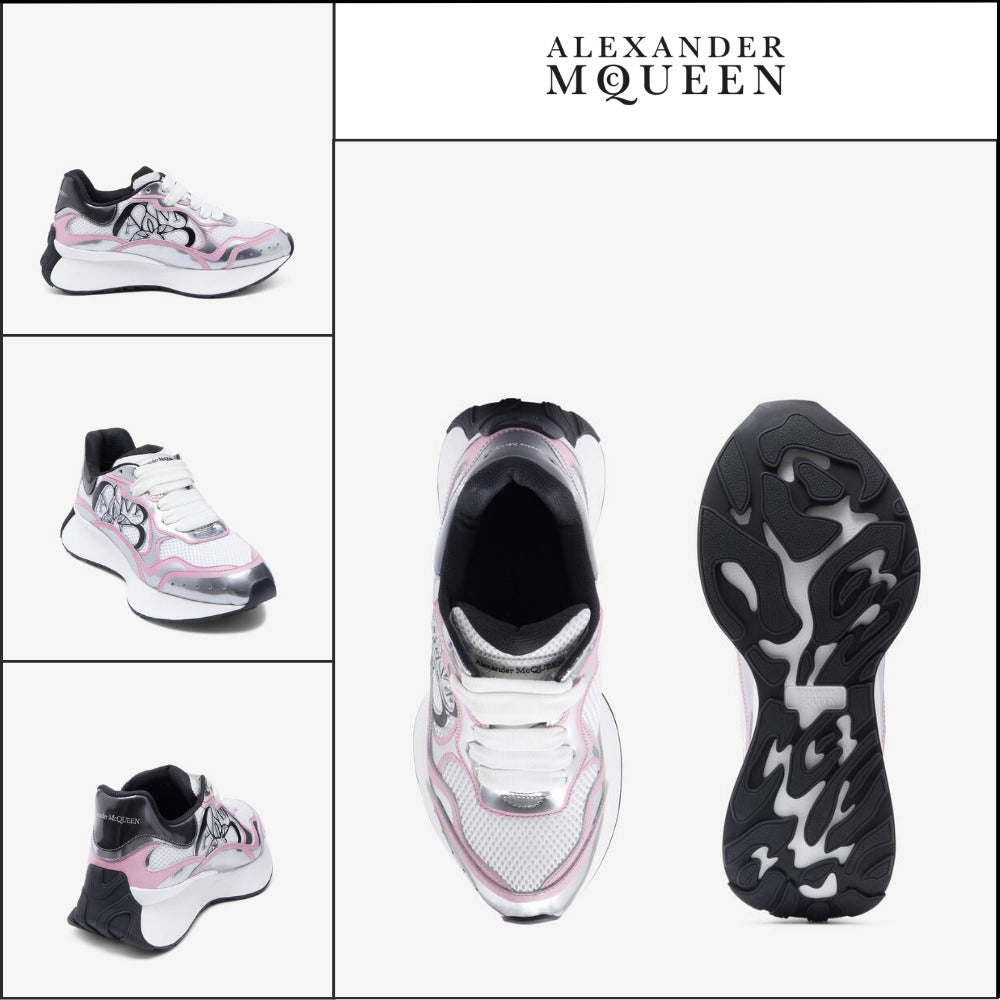 【Alexander Mcqueen】Women’s Sprint Runner in White Pale