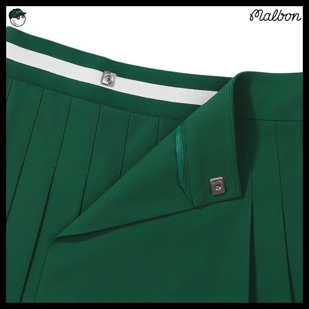 【Malbon Golf】Unbalanced Wrap Skirt WOMAN 3 Colors