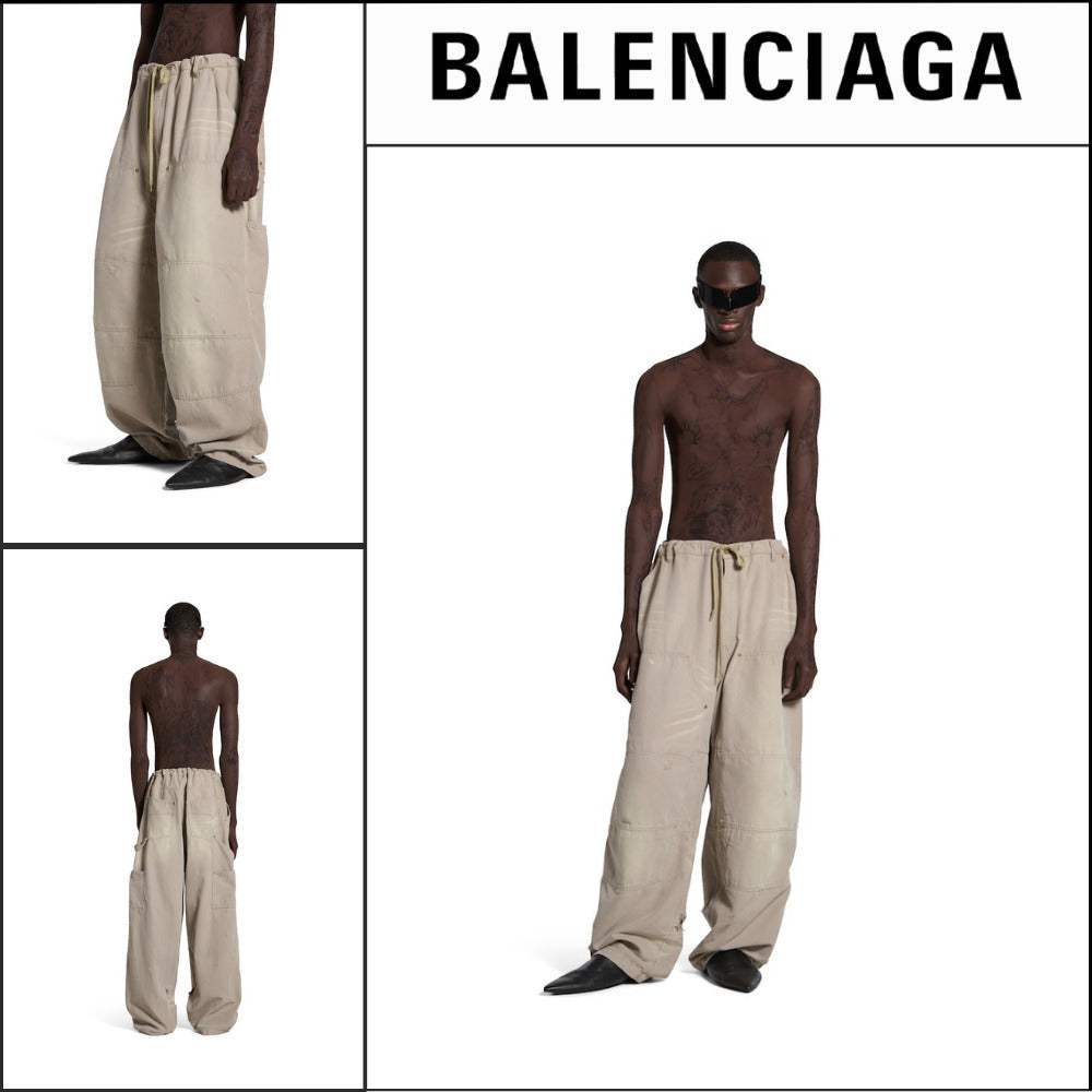 【BALENCIAGA】Double Knee Pants Beige