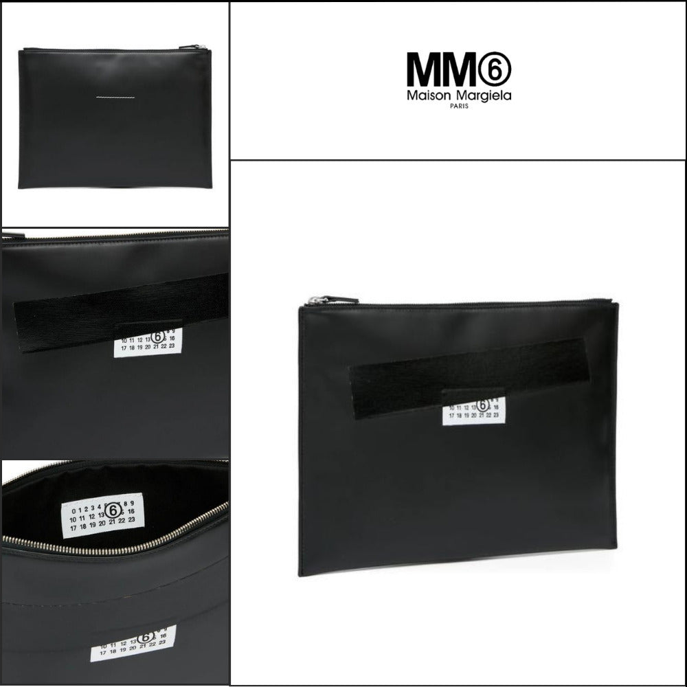 【MM6 Maison Margiela】Black Designer Clutch