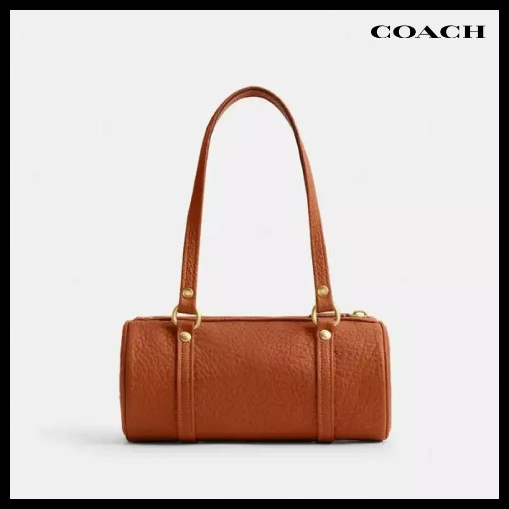 【COACH】Kisslock Barrel Bag 28