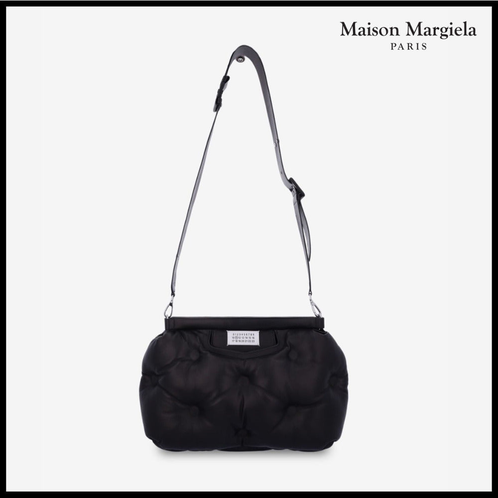 【Maison Margiela】Glam Slam Classic Medium Tote Bag Black