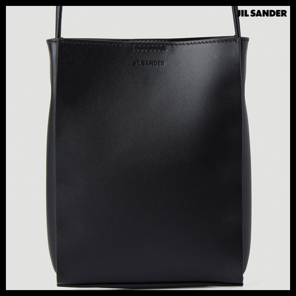 【Jil Sander】Rivets Tangled Small Crossbody Bag Black