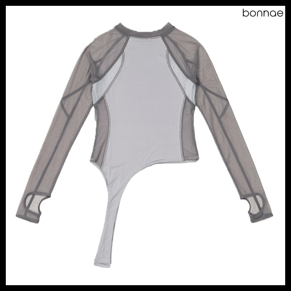 【Bonnae】Women's Mesh Top 2Colors