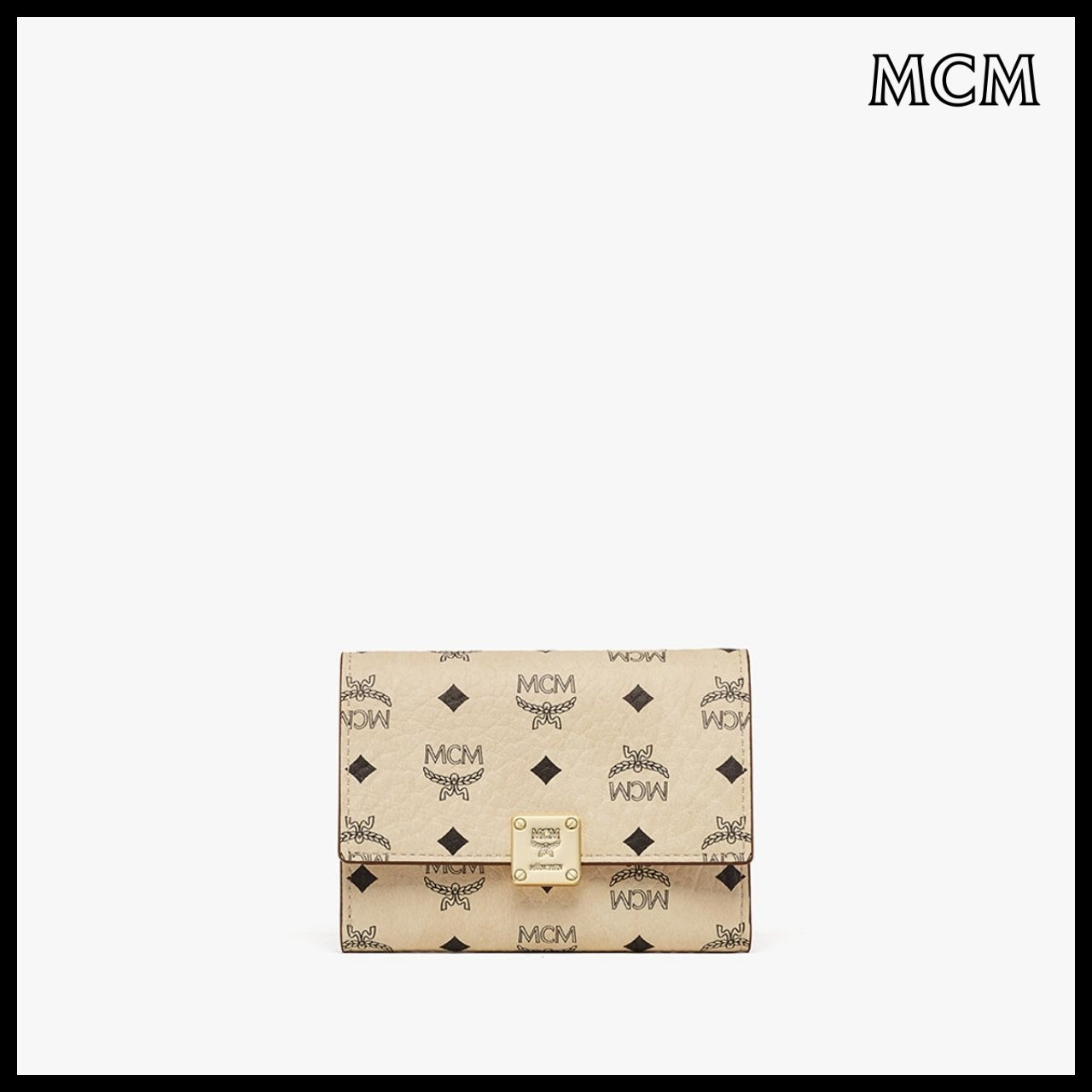 【MCM】Aren visetos trifold wallet MYSGSTA03I8