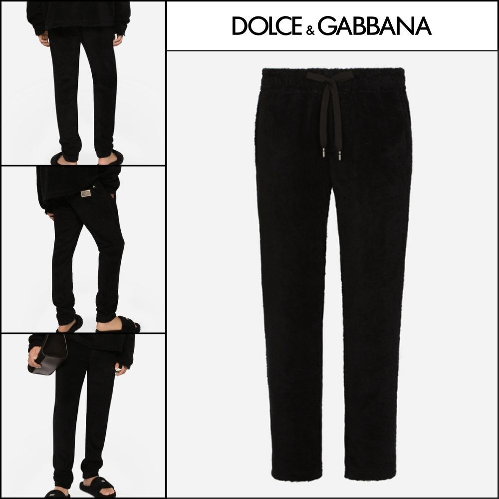 【Dolce & Gabbana】Terrycloth Jogging Pants with Tag