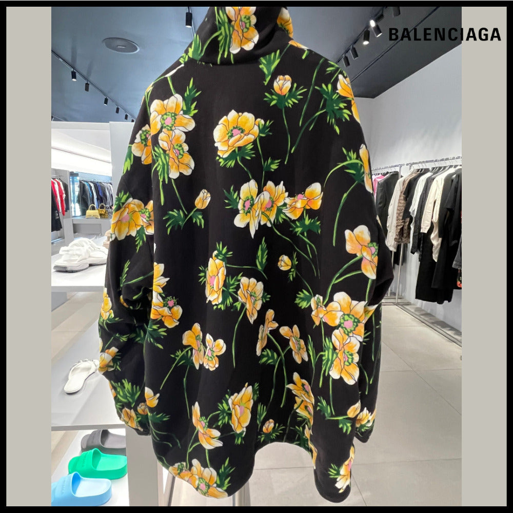 【BALENCIAGA】Zip-Up Jacket Black Yellow