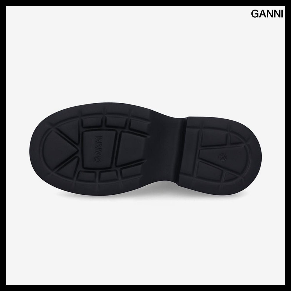 【Ganni】Everyday Mid Chelsea Boots Black