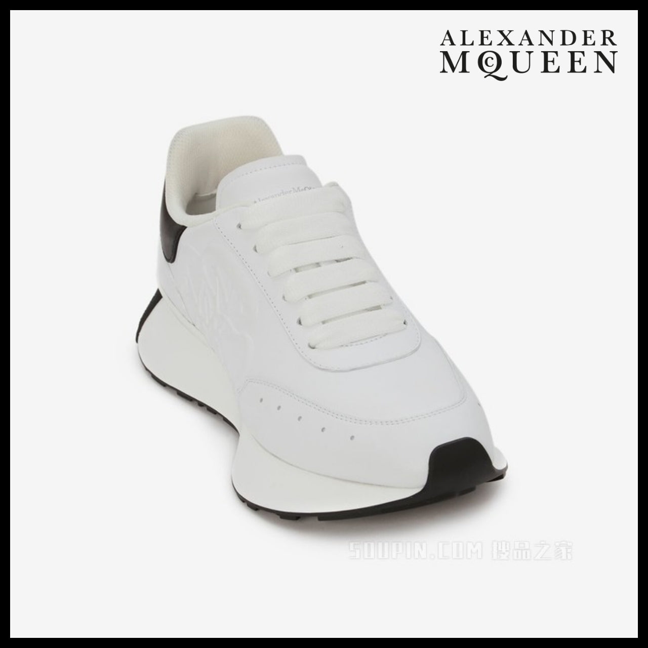【Alexander Mcqueen】Sprint Runner in White Black