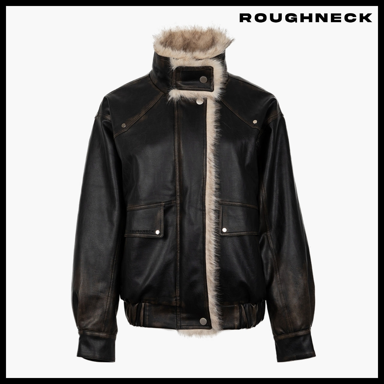 【ROUGHNECK】Washing Leather Mustang Jacket 2 Colors