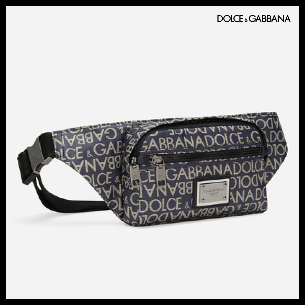 【Dolce & Gabbana】SMALL JACQUARD BELT BAG