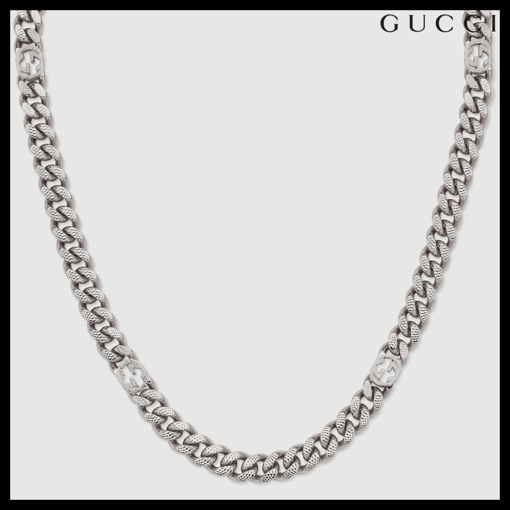 【GUCCI】Interlocking Necklace (2 Colors)