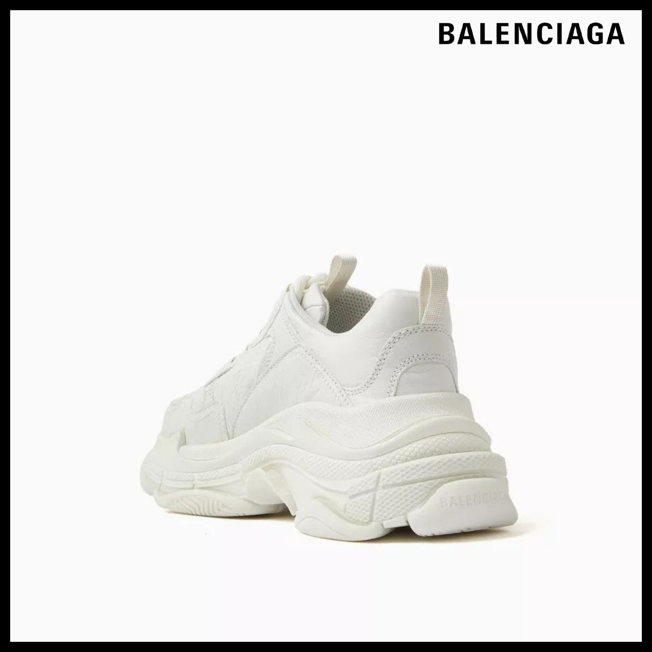 【BALENCIAGA】Triple S Sneaker In White
