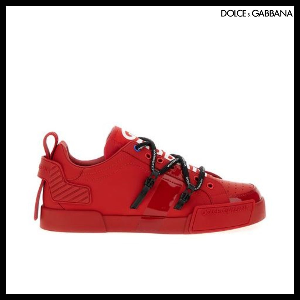 【Dolce&Gabbana】PORTOFINO SNEAKERS CALFSKIN PATENT